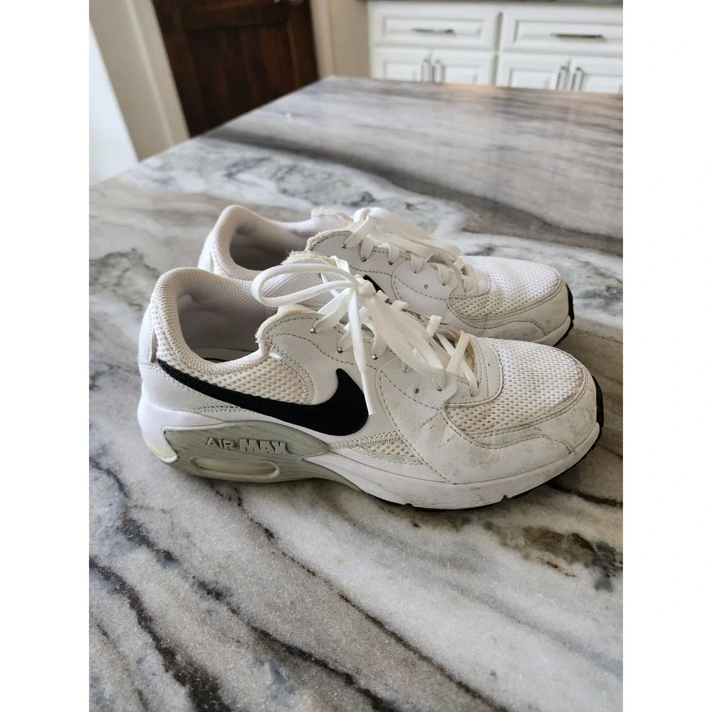 Nike Air Max Excee Womens Sneakers White Black Pure Platinum Size 8 - Picture 3 of 8
